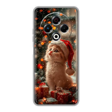 Силиконовый чехол на Tecno Spark 30 4G с принтом Новый год