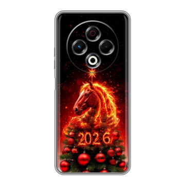 Силиконовый чехол на Tecno Spark 30 4G с принтом Новый год