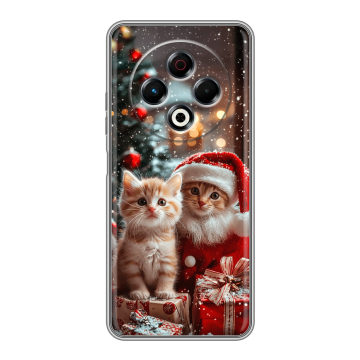 Силиконовый чехол на Tecno Spark 30 4G с принтом Новый год