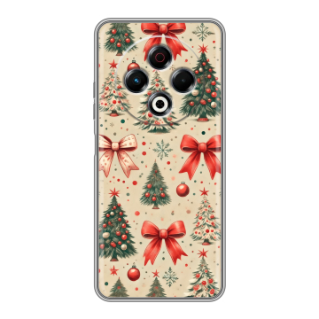 Силиконовый чехол на Tecno Spark 30 4G с принтом Новый год