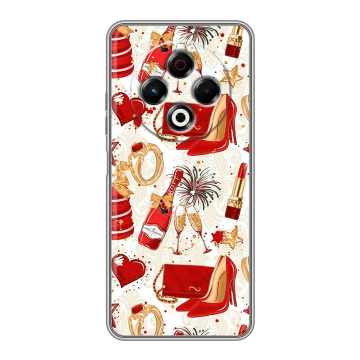 Силиконовый чехол на Tecno Spark 30 4G с принтом Новый год