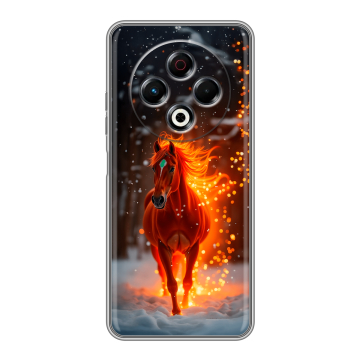 Силиконовый чехол на Tecno Spark 30 4G с принтом Новый год