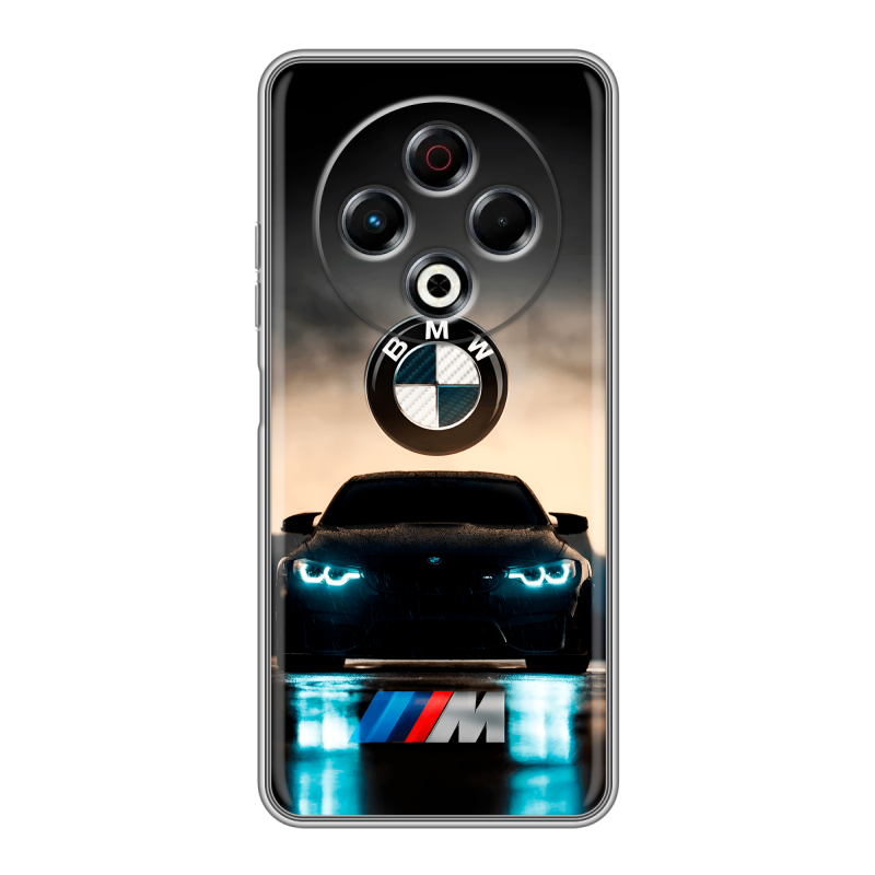 Силиконовый чехол на Tecno Spark 30 4G с принтом БМВ BMW Силиконовый чехол на Tecno Spark 30 4G с принтом БМВ BMW