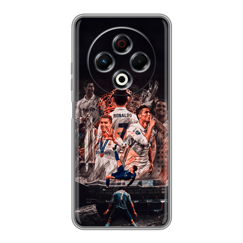 Силиконовый чехол на Tecno Spark 30 4G с принтом Реал Роналдо Real Ronaldo Силиконовый чехол на Tecno Spark 30 4G с принтом Реал Роналдо Real Ronaldo