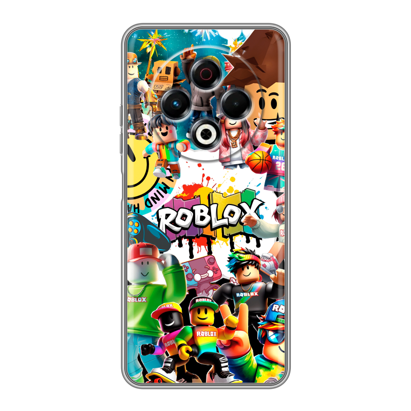 Силиконовый чехол на Tecno Spark 30 4G с принтом Roblox Роблокс Силиконовый чехол на Tecno Spark 30 4G с принтом Roblox Роблокс