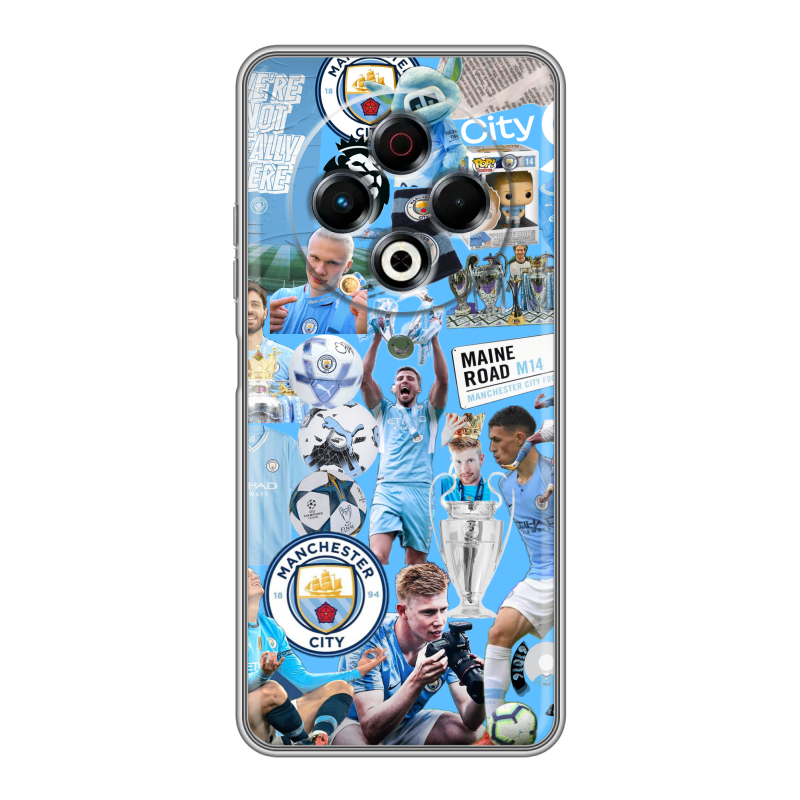 Силиконовый чехол на Tecno Spark 30 4G с принтом Man City Манчестер Сити Силиконовый чехол на Tecno Spark 30 4G с принтом Man City Манчестер Сити