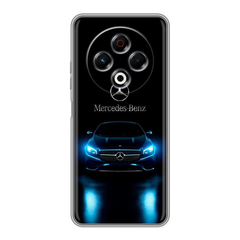 Силиконовый чехол на Tecno Spark 30 4G с принтом Mercedes Мерседес Силиконовый чехол на Tecno Spark 30 4G с принтом Mercedes Мерседес