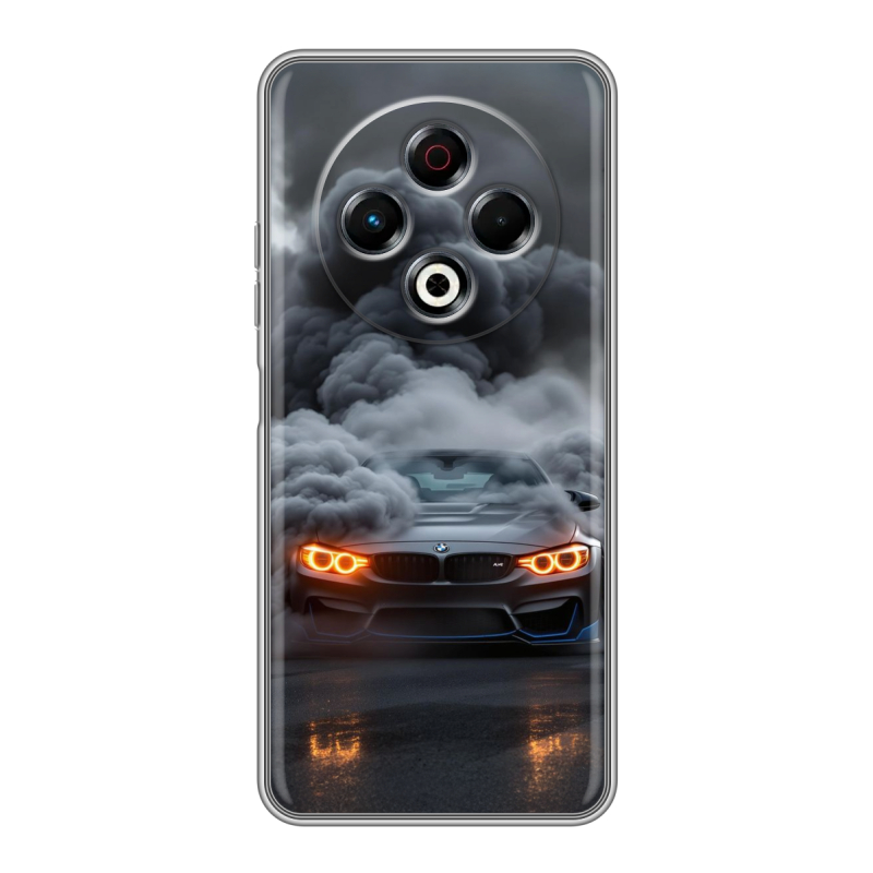 Силиконовый чехол на Tecno Spark 30 4G с принтом BMW БМВ Силиконовый чехол на Tecno Spark 30 4G с принтом BMW БМВ
