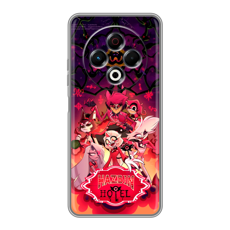 Силиконовый чехол на Tecno Spark 30 4G с принтом Hazbin Hotel Отель Хазбин Силиконовый чехол на Tecno Spark 30 4G с принтом Hazbin Hotel Отель Хазбин