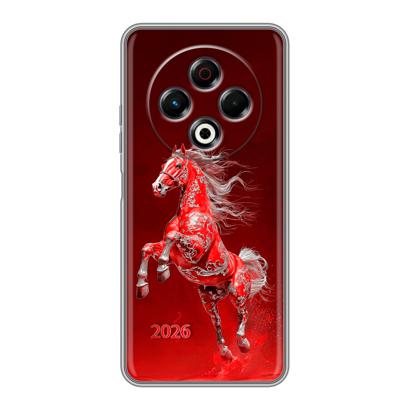 Силиконовый чехол на Tecno Spark 30 4G с принтом Новый год Силиконовый чехол на Tecno Spark 30 4G с принтом Новый год