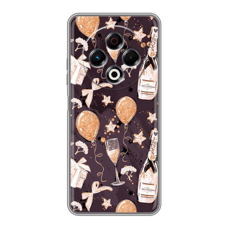 Силиконовый чехол на Tecno Spark 30 4G с принтом Новый год Силиконовый чехол на Tecno Spark 30 4G с принтом Новый год
