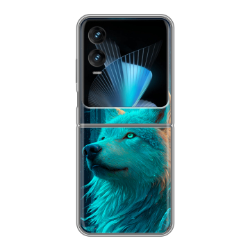 Пластиковый чехол на Infinix Zero Flip с принтом бабочки саккура Пластиковый чехол на Infinix Zero Flip с принтом бабочки саккура