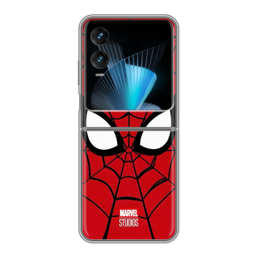 Пластиковый чехол на Infinix Zero Flip с принтом человек паук spiderman