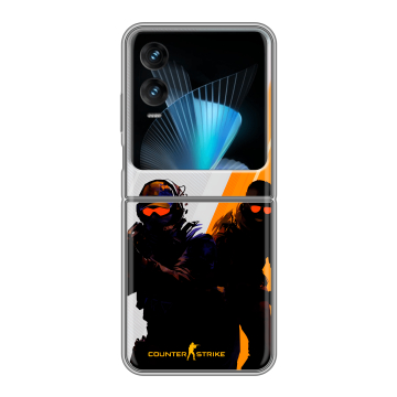 Пластиковый чехол на Infinix Zero Flip с принтом Контер страйк Counter strike Пластиковый чехол на Infinix Zero Flip с принтом Контер страйк Counter strike