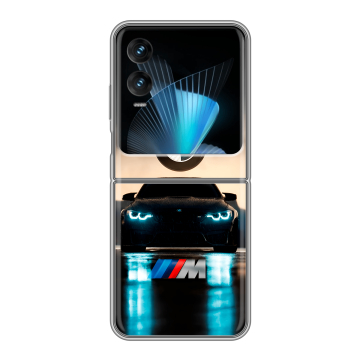 Пластиковый чехол на Infinix Zero Flip с принтом БМВ BMW