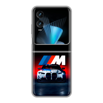 Пластиковый чехол на Infinix Zero Flip с принтом БМВ BMW