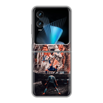 Пластиковый чехол на Infinix Zero Flip с принтом Реал Роналдо Real Ronaldo Пластиковый чехол на Infinix Zero Flip с принтом Реал Роналдо Real Ronaldo