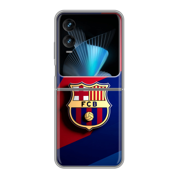 Пластиковый чехол на Infinix Zero Flip с принтом Барселона Barcelona Пластиковый чехол на Infinix Zero Flip с принтом Барселона Barcelona