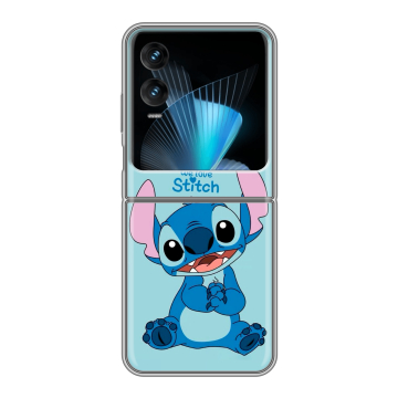Пластиковый чехол на Infinix Zero Flip с принтом Лило и Стич Пластиковый чехол на Infinix Zero Flip с принтом Лило и Стич