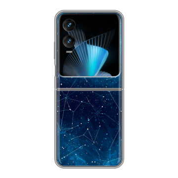Пластиковый чехол на Infinix Zero Flip с принтом Космос звезды Пластиковый чехол на Infinix Zero Flip с принтом Космос звезды