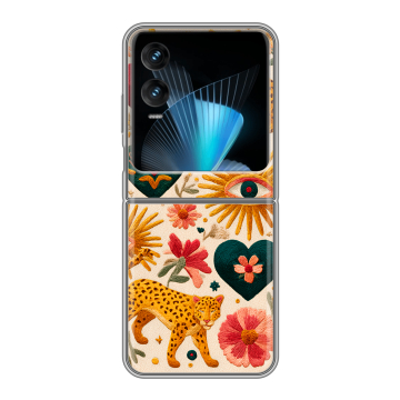 Пластиковый чехол на Infinix Zero Flip с принтом Модный принт Пластиковый чехол на Infinix Zero Flip с принтом Модный принт
