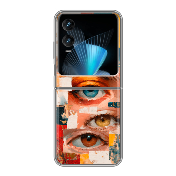 Пластиковый чехол на Infinix Zero Flip с принтом Модный принт Пластиковый чехол на Infinix Zero Flip с принтом Модный принт