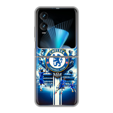 Пластиковый чехол на Infinix Zero Flip с принтом Chelsea Челси Пластиковый чехол на Infinix Zero Flip с принтом Chelsea Челси