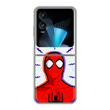 Пластиковый чехол на Infinix Zero Flip с принтом Spiderman Человек паук Пластиковый чехол на Infinix Zero Flip с принтом Spiderman Человек паук