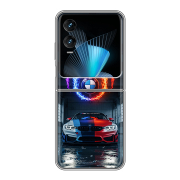 Пластиковый чехол на Infinix Zero Flip с принтом BMW БМВ