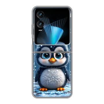 Пластиковый чехол на Infinix Zero Flip с принтом Новый год Пластиковый чехол на Infinix Zero Flip с принтом Новый год