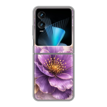 Пластиковый чехол на Infinix Zero Flip с принтом женский