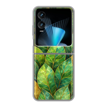 Пластиковый чехол на Infinix Zero Flip с принтом женский