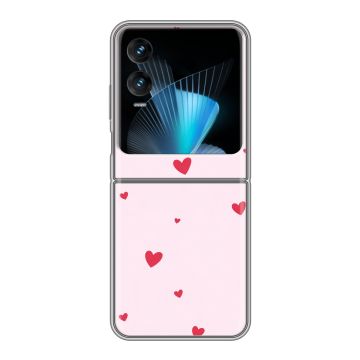 Пластиковый чехол на Infinix Zero Flip с принтом для девочек