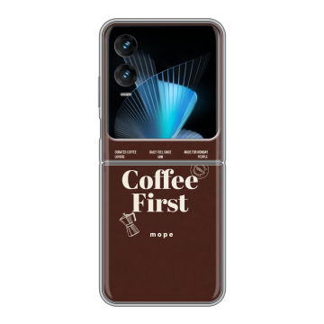 Пластиковый чехол на Infinix Zero Flip с принтом женский