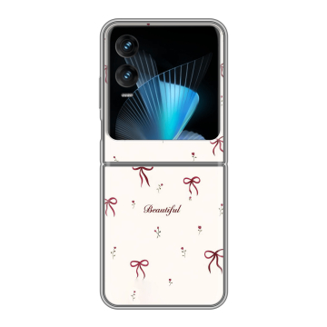 Пластиковый чехол на Infinix Zero Flip с принтом для девочек