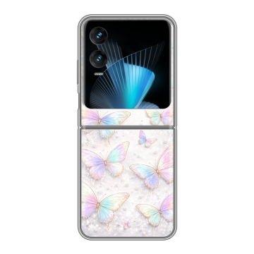 Пластиковый чехол на Infinix Zero Flip с принтом женский