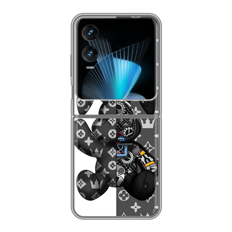 Пластиковый чехол на Infinix Zero Flip с принтом Луи робот Пластиковый чехол на Infinix Zero Flip с принтом Луи робот