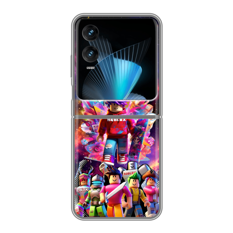 Пластиковый чехол на Infinix Zero Flip с принтом Roblox Роблокс Пластиковый чехол на Infinix Zero Flip с принтом Roblox Роблокс