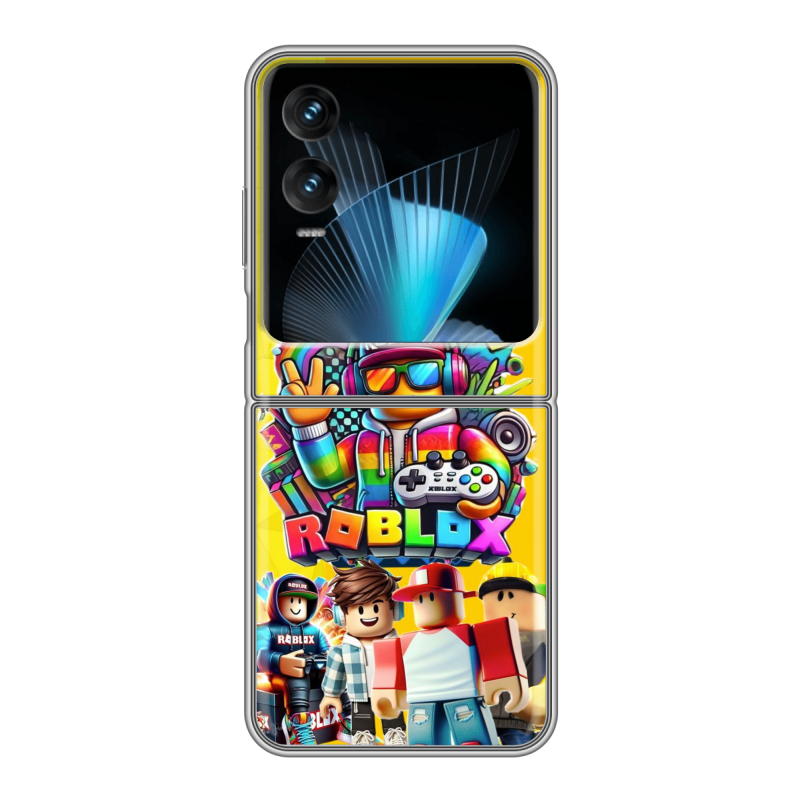 Пластиковый чехол на Infinix Zero Flip с принтом Roblox Роблокс Пластиковый чехол на Infinix Zero Flip с принтом Roblox Роблокс