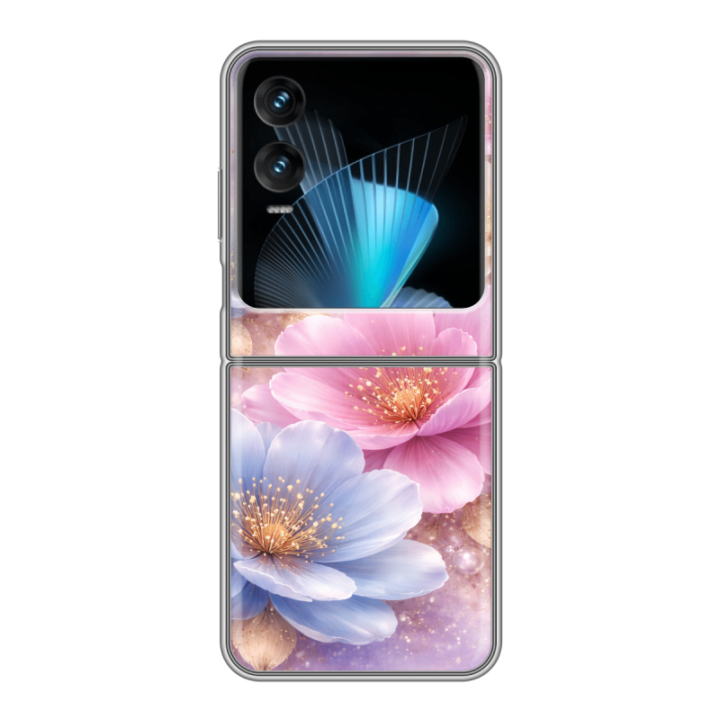 Пластиковый чехол на Infinix Zero Flip с принтом женский Пластиковый чехол на Infinix Zero Flip с принтом женский