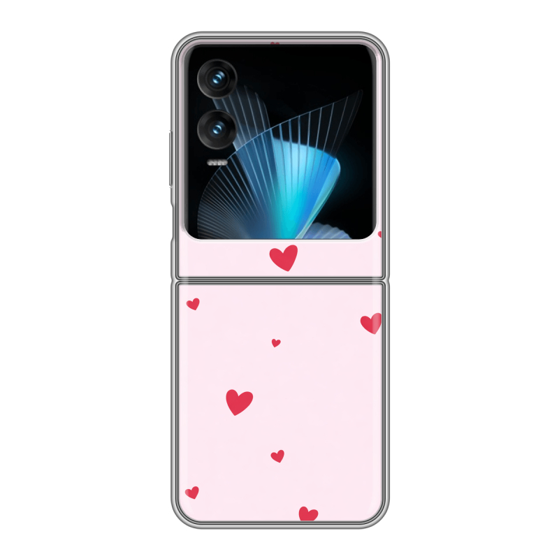 Пластиковый чехол на Infinix Zero Flip с принтом для девочек Пластиковый чехол на Infinix Zero Flip с принтом для девочек