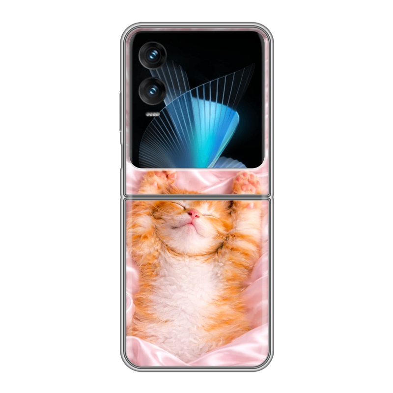 Пластиковый чехол на Infinix Zero Flip с принтом женский Пластиковый чехол на Infinix Zero Flip с принтом женский