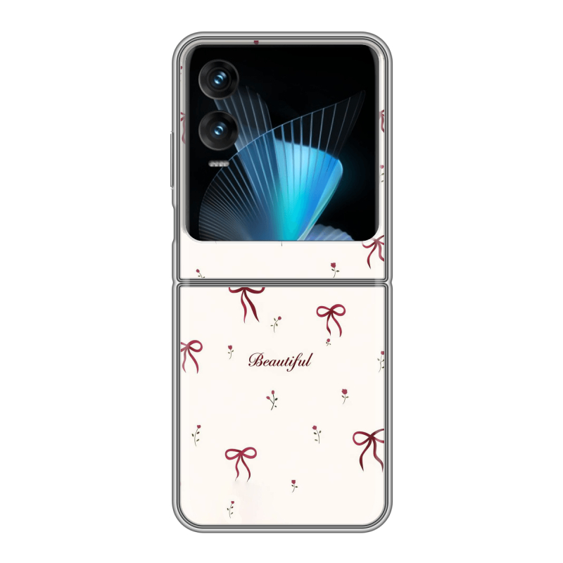 Пластиковый чехол на Infinix Zero Flip с принтом для девочек Пластиковый чехол на Infinix Zero Flip с принтом для девочек
