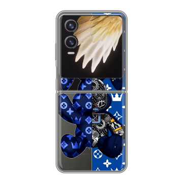 Пластиковый чехол на Tecno Phantom V Flip 2 с принтом Луи робот Пластиковый чехол на Tecno Phantom V Flip 2 с принтом Луи робот