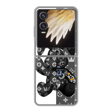 Пластиковый чехол на Tecno Phantom V Flip 2 с принтом Луи робот