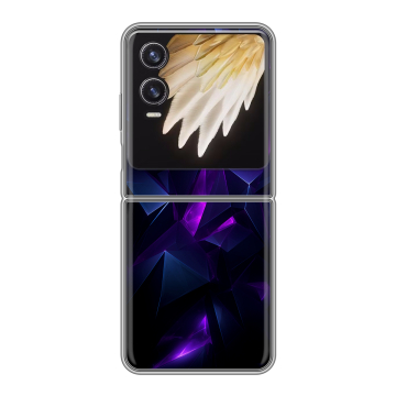 Пластиковый чехол на Tecno Phantom V Flip 2 с принтом Абстракиция Пластиковый чехол на Tecno Phantom V Flip 2 с принтом Абстракиция