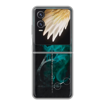Пластиковый чехол на Tecno Phantom V Flip 2 с принтом Гарри Поттер Harry Potter