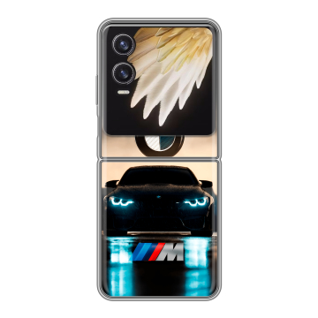 Пластиковый чехол на Tecno Phantom V Flip 2 с принтом БМВ BMW Пластиковый чехол на Tecno Phantom V Flip 2 с принтом БМВ BMW