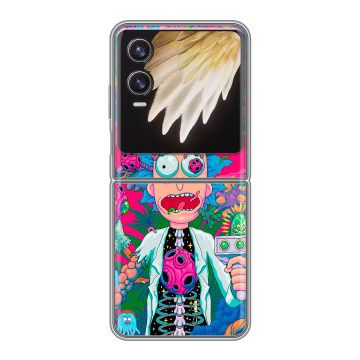 Пластиковый чехол на Tecno Phantom V Flip 2 с принтом Рик и Морти Rick Morty Пластиковый чехол на Tecno Phantom V Flip 2 с принтом Рик и Морти Rick Morty