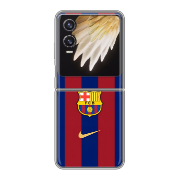 Пластиковый чехол на Tecno Phantom V Flip 2 с принтом Барселона Barcelona